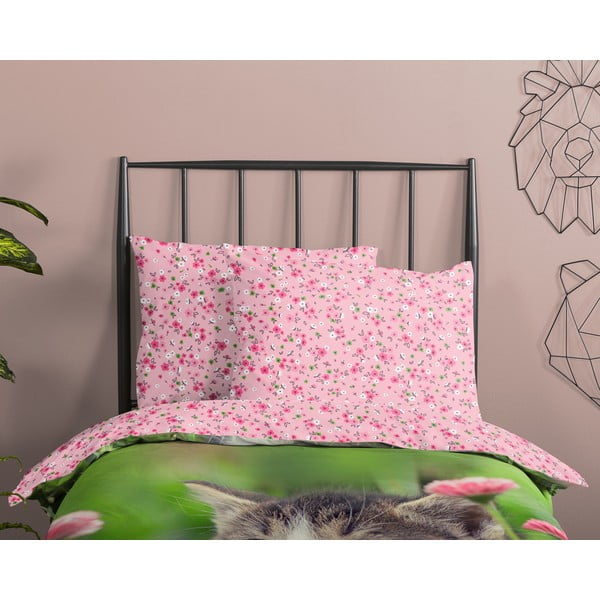 Памучно детско спално бельо за единично легло 140x200 cm - Good Morning-image-2