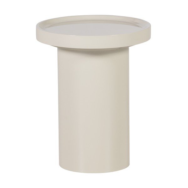 Гланцова кръгла странична масичка ø 40 cm Veluna – WOOOD