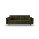 Зелен разтегателен диван с място за съхранение 222 cm Bali – Cosmopolitan Design