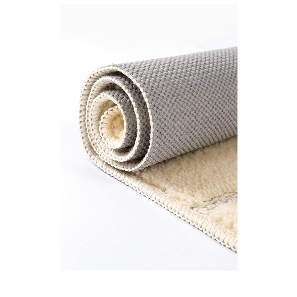 Кремави килими за баня в комплект 2 бр. 50x80 cm Yeni Cizgli – Foutastic-image-4