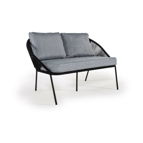 Черен двуместен градински диван North - Bonami Selection-image-3