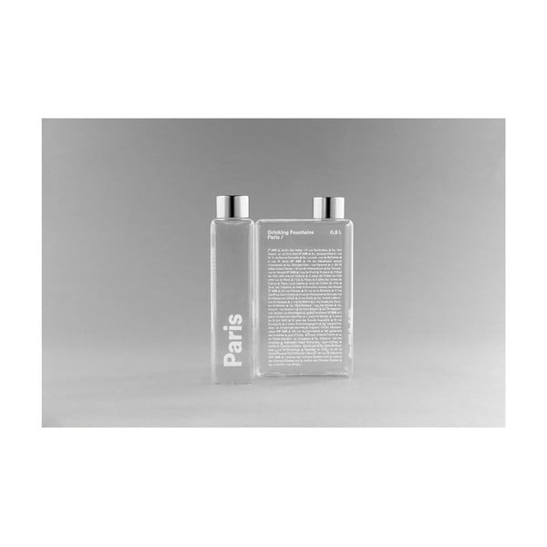 Прозрачна рециклируема бутилка за пътуване Phil The Bottle Paris, 500 ml - Palomar