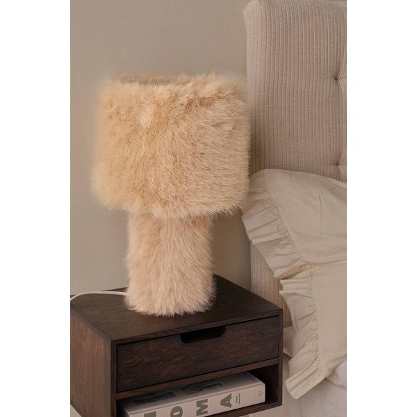 Кремава текстилна настолна лампа (височина 46 cm) Fay – Ellos Home-image-2