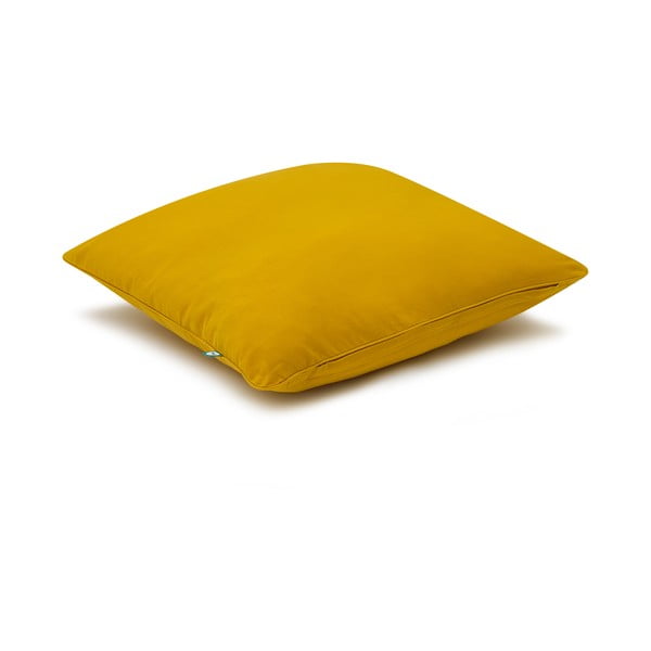 Горчично жълта калъфка за възглавница Basic, 40 x 40 cm - Mumla
