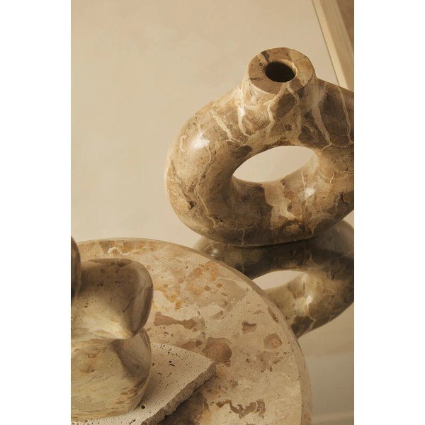 Кафява мраморна ваза (височина 20 cm) Santino – Premier Housewares-image-2