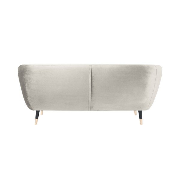 Кремав диван с черни крачета Mazzini Sofas Benito, 158 cm-image-4