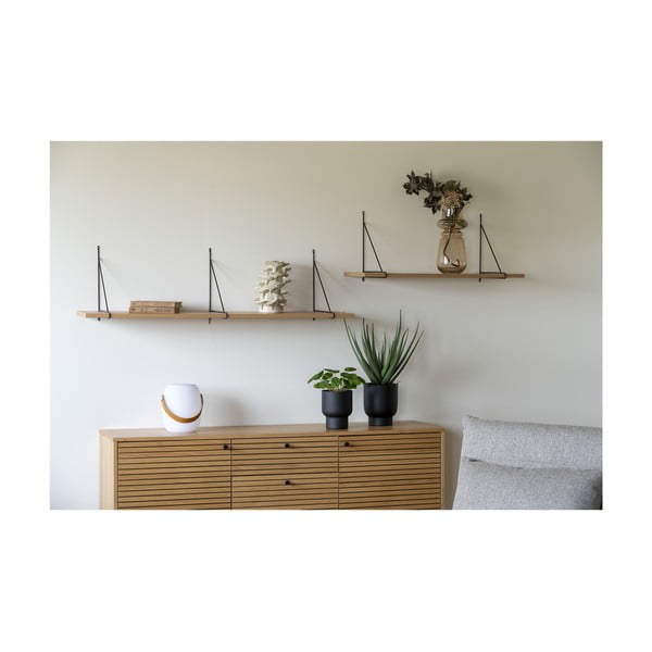 Стенен рафт от декор от ясен в естествен цвят 80 cm Chiba – House Nordic-image-2