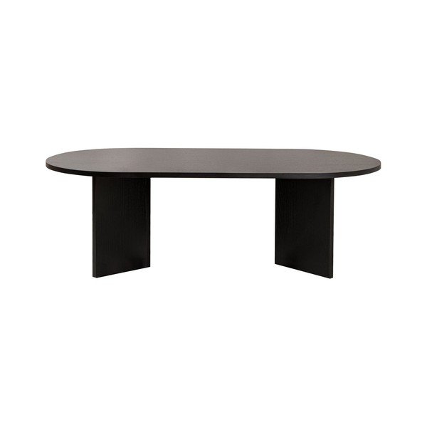 Черна матова масичка за кафе 60x119 cm Sable – Kalune Design-image-2