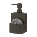 Тъмносив диспенсер за сапун от полиресин 250 ml Essentials – Ladelle