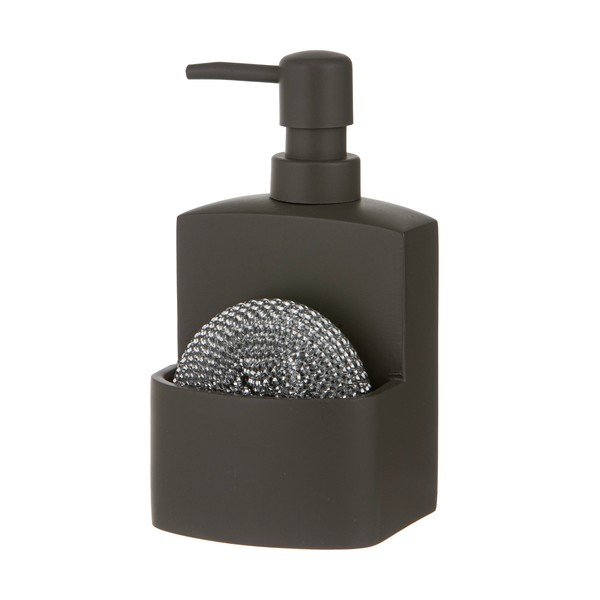 Тъмносив диспенсер за сапун от полиресин 250 ml Essentials – Ladelle