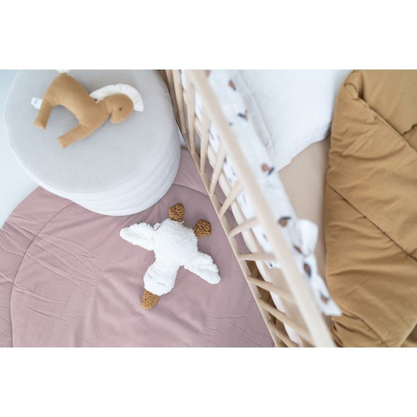 Светлорозова детска постелка за игра - Malomi Kids-image-2