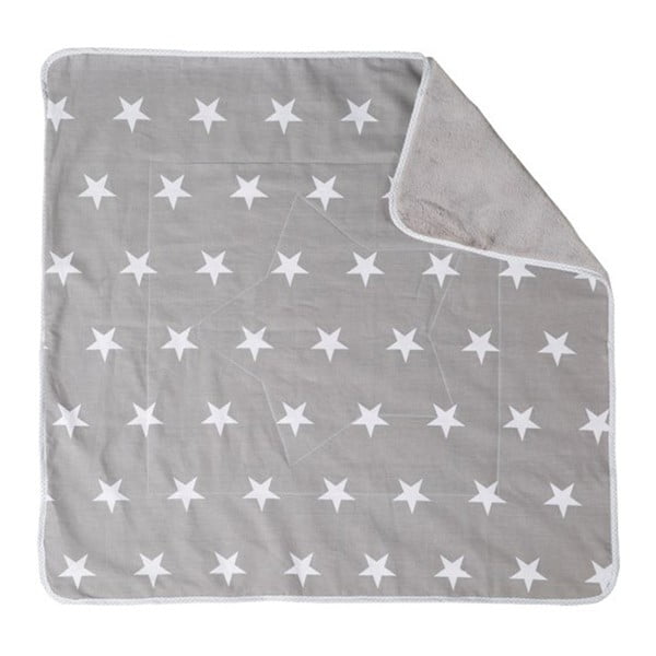 Šedá dětská oboustranná deka Roba Little Stars-image-1