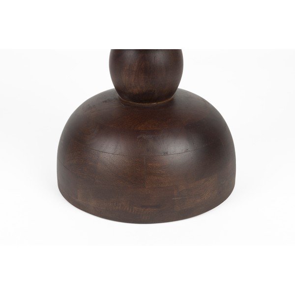 Кръгла странична масичка от масивно манго ø 30 cm Izzy – White Label-image-2