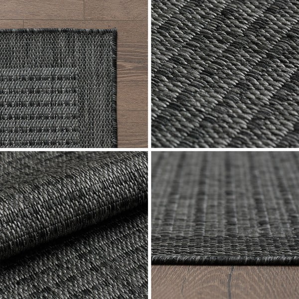 Тъмносив килим за открито и закрито 200x290 cm Giza 1410 – Ayyildiz Carpets-image-3