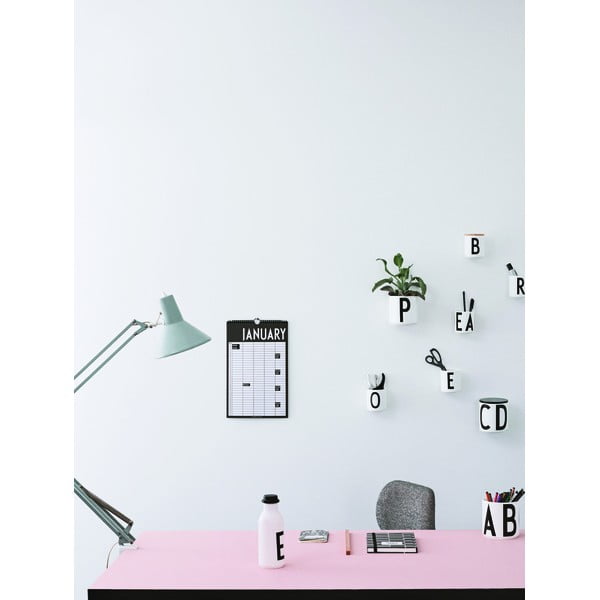 Black Month Wall Planner Месец - Design Letters-image-1