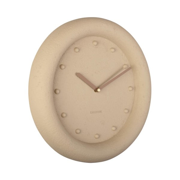 Бежов стенен часовник , ø 30 cm Petra - Karlsson-image-2