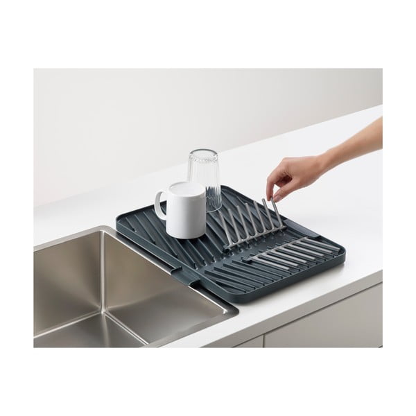 Сива тава за оттичане Flin-Up Flip-up™ - Joseph Joseph-image-3