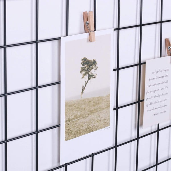 Черна метална дъска за обяви, 50 x 70 cm - Evila Originals-image-4