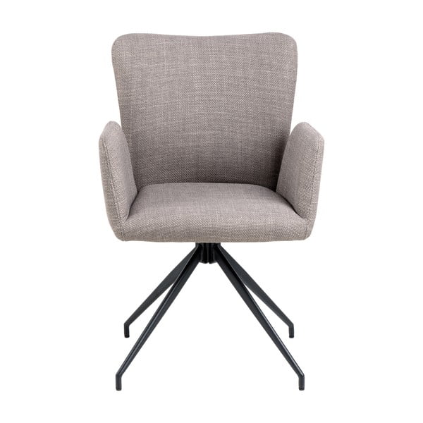 Сиви тапицирани трапезни столове в комплект 2 бр. Laura – Actona-image-3