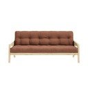 Оранжев/кафяв разтегателен диван 204 cm Grab - Karup Design