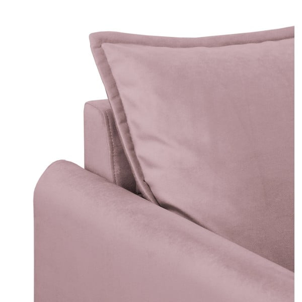 Кадифено кресло в цвят лавандула Juli – Ropez-image-4