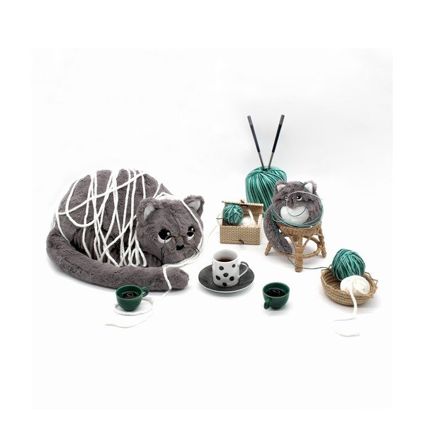 Плюшени играчки 2 бр. Ptipotos Miaou – Les Deglingos-image-2