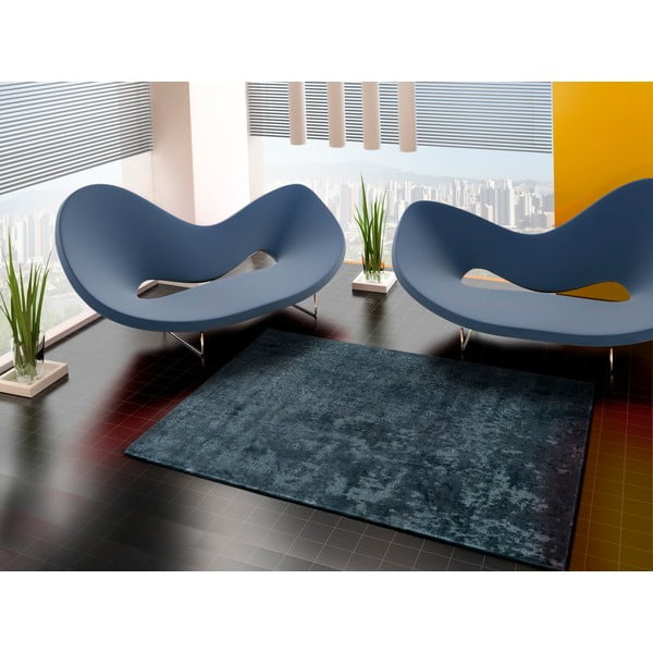 Син вискозен килим Margot Azul, 160 x 230 cm - Universal-image-1