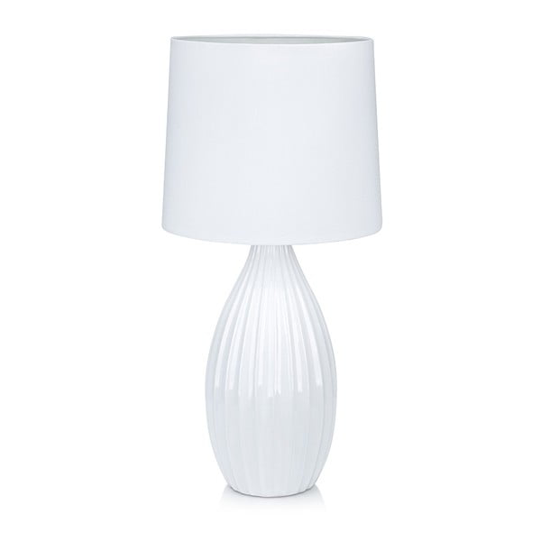 Бяла настолна лампа , ø 24 cm Stephanie - Markslöjd