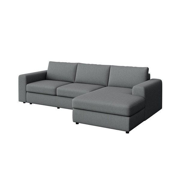 Сив ъглов диван (десен ъгъл) Baga – Rodier-image-2