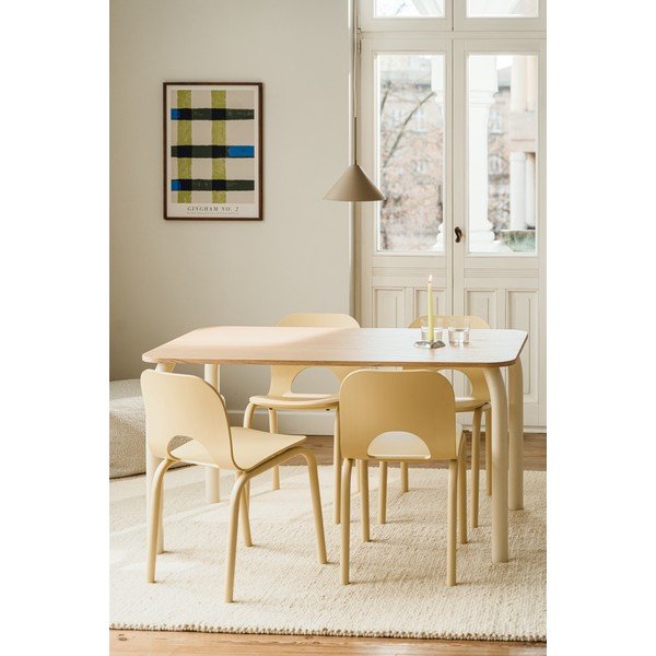 Жълт трапезен стол Atto – noo.ma-image-4