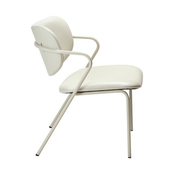 Кремав фотьойл от изкуствена кожа Zed - DAN-FORM Denmark-image-2