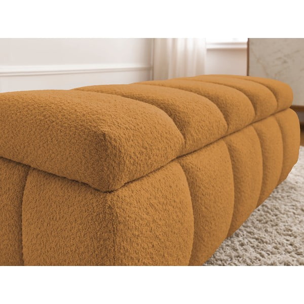 Пейка от букле в цвят жълта охра – Bobochic Paris-image-4