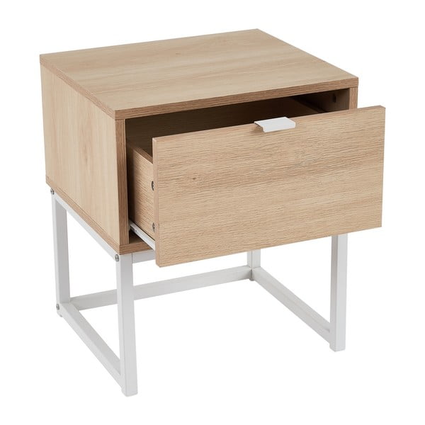 Нощно шкафче в естествен цвят - Casa Selección-image-2