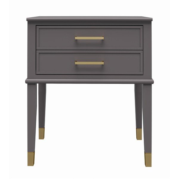Тъмносиво нощно шкафче Westerleigh – CosmoLiving by Cosmopolitan-image-2