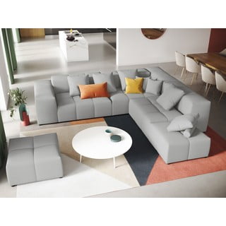 Сив ъглов диван (променлива) Rome - Cosmopolitan Design