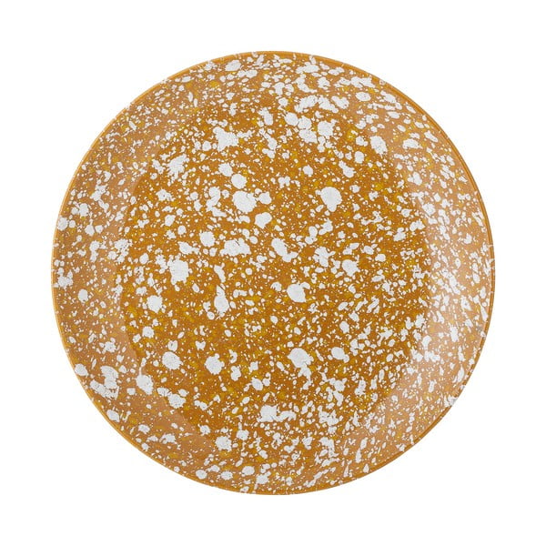 Оранжево-бяла керамична чиния, ø 26 cm Carmel - Bloomingville