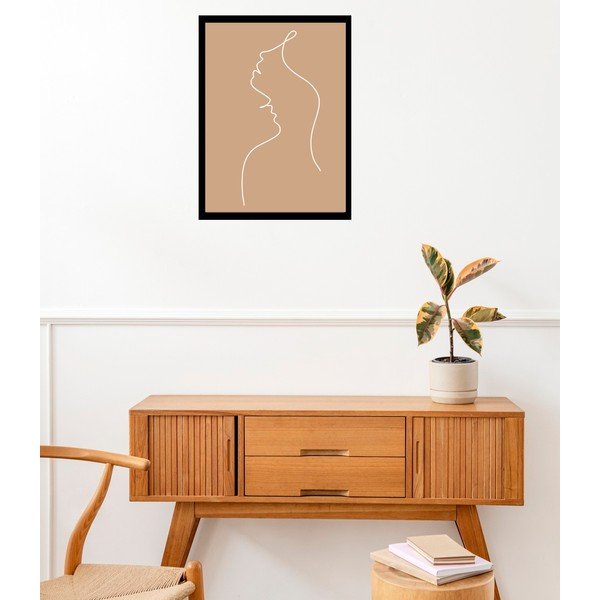 Постер 29x41 cm Lovers Line Art – Veronika Boulová-image-1