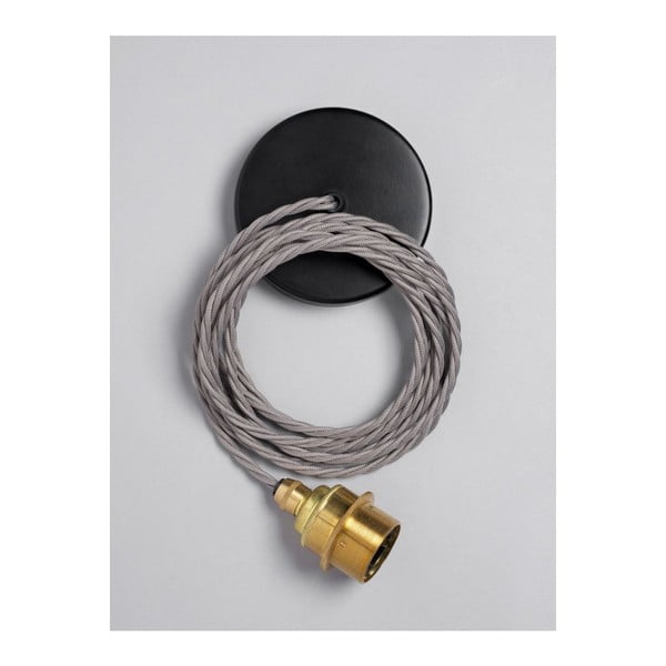 Závěsný kabel Brass Elephant Grey