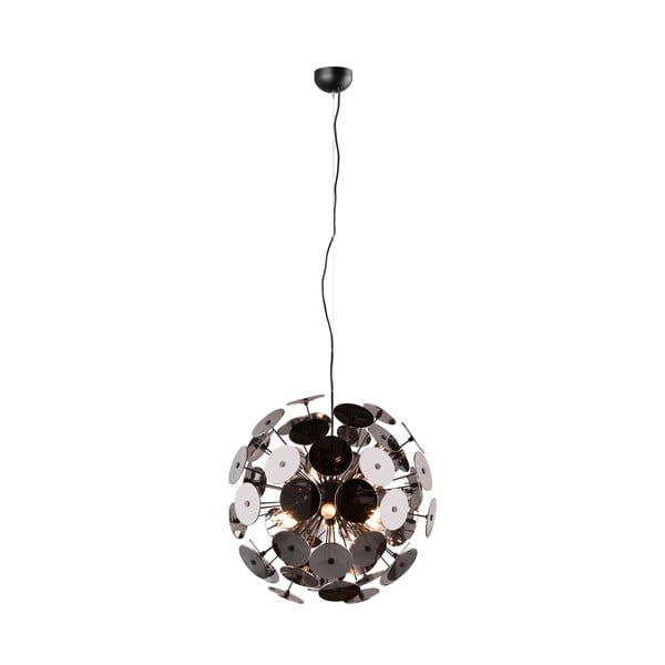 Матово черно висящо осветително тяло Discalgo - Trio-image-3