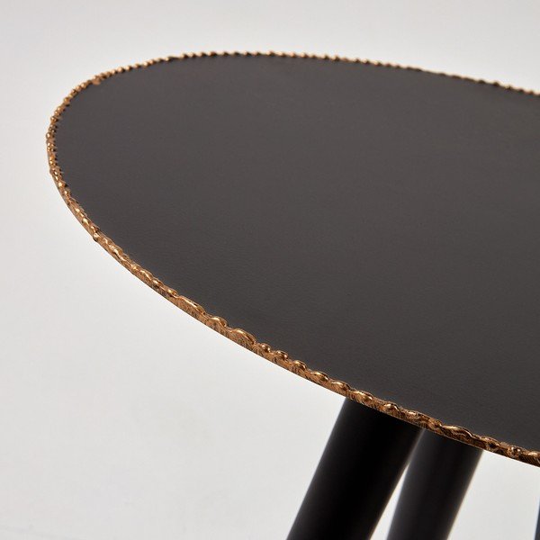 Černý konferenční stolek La Forma Pearson, výška 35,5 cm-image-1