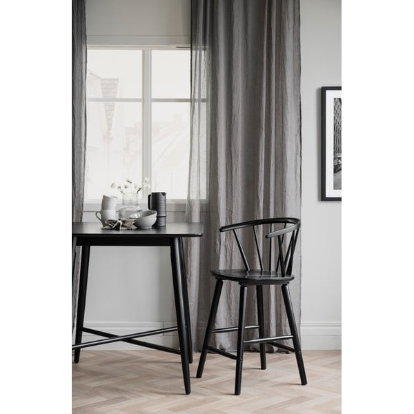 Черна бар маса Lotta - Rowico-image-1