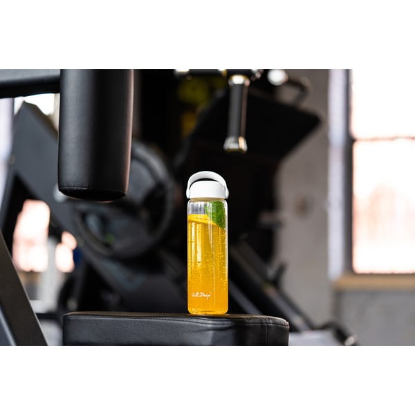 Бяла стъклена бутилка  540 ml Fuori – Vialli Design-image-1