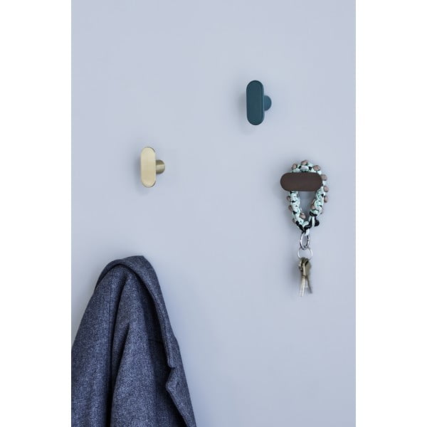 Стенна метална кука в златист цвят Piccolo – Hübsch-image-1
