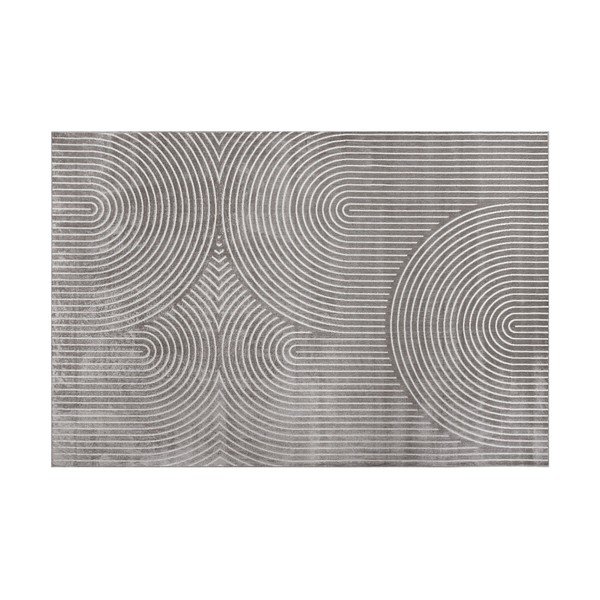 Сив килим от вискоза 140x200 cm Geode – douceur d'intérieur-image-2
