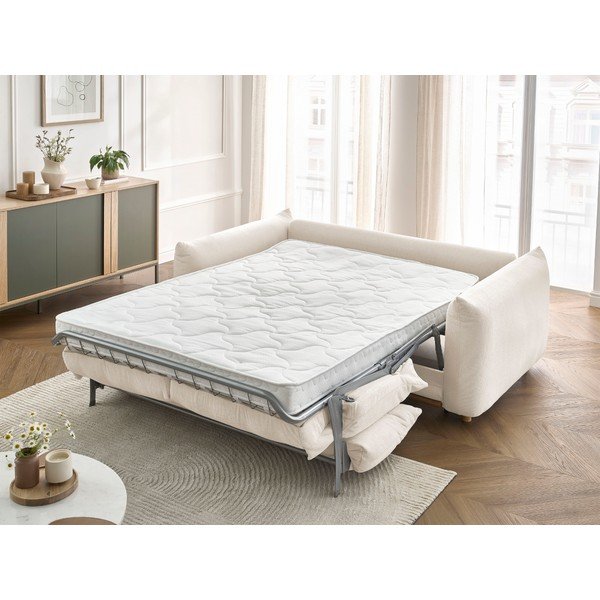 Кремав сгъваем диван 234 cm Ernest – Bobochic Paris-image-1