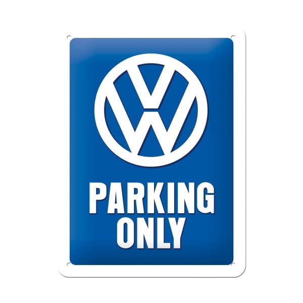 Декоративен знак за стена VW Parking Only - Postershop