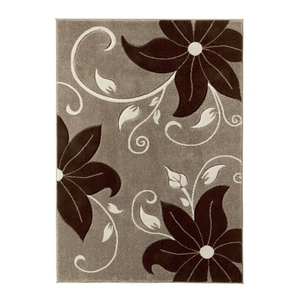 Béžovo-hnědý koberec Think Rugs Verona, 60 x 120 cm