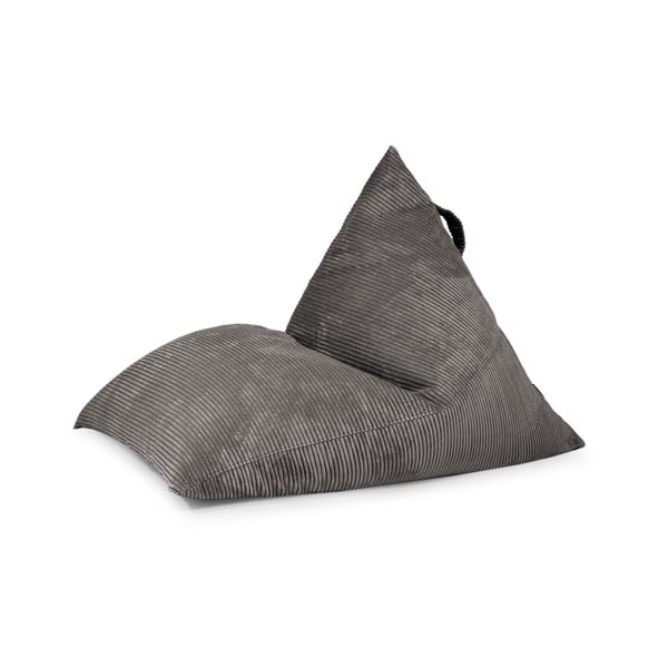 Черен пуф от рипсено кадифе Razz – SLOWDOWN-image-3