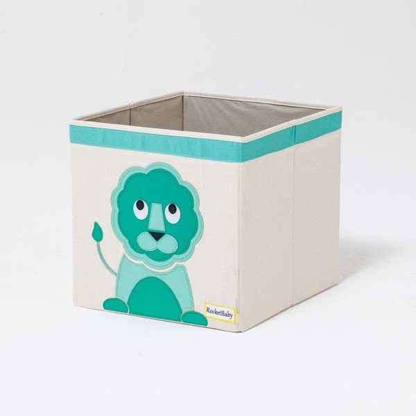 Детска кутия за съхранение от плат Eddy the Lion - Rocket Baby-image-3
