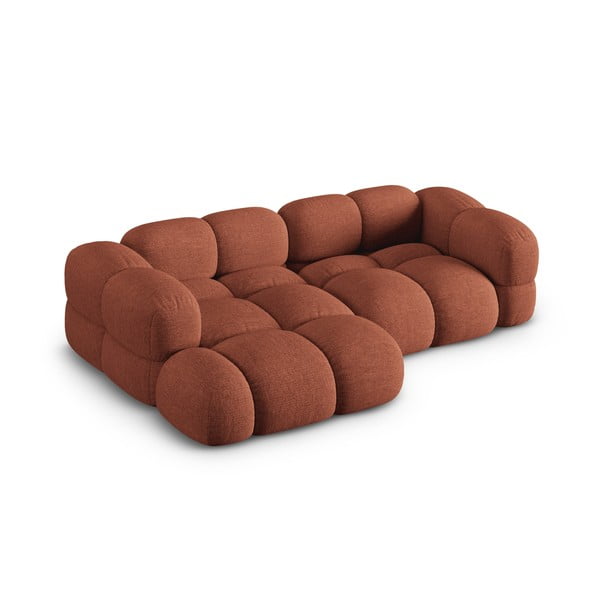 Ъглов диван в тухлен цвят (ляв ъгъл) Loretto – Cosmopolitan Design-image-2